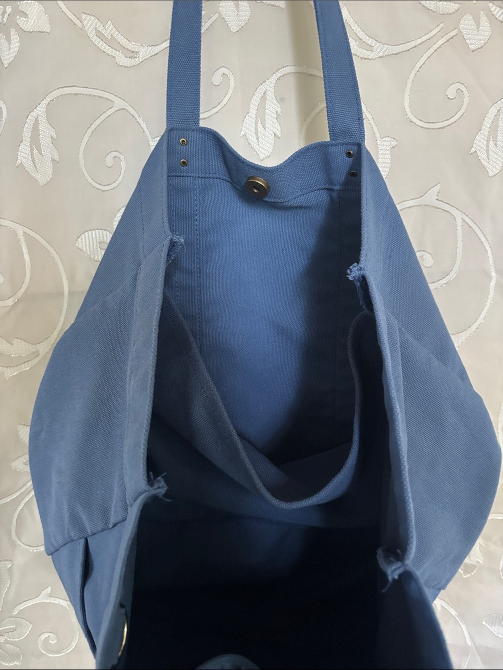 SHEIN Blue Canvas Tote Bag - Picture 5 of 9